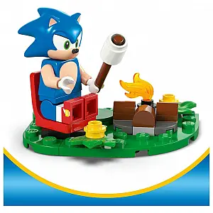 LEGO® Sonic 77001 Sonic se spopade ob tabornem ognju