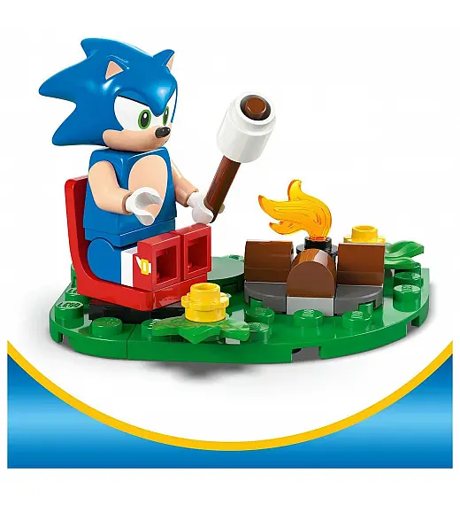 LEGO® Sonic 77001 Sonic se spopade ob tabornem ognju Lego