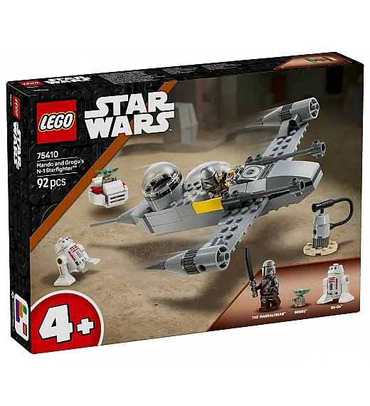 Lego® Star Wars™ 75410 Mandojev in Grogujev N-1 zvezdni lovec™ Lego