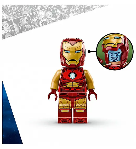 Lego® Super Heroes 76307 Robotski oklep Iron Man proti Ultronu Lego