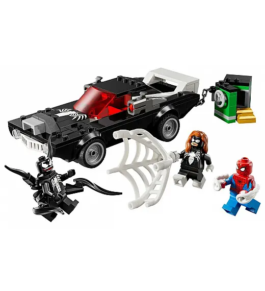 Lego® Super Heroes 76309 Spider-Man proti Venomovemu avtu z močnim motorjem Lego