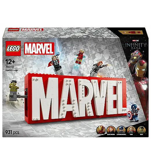 Lego® Super Heroes 76313 Logotip in minifigure MARVEL Lego