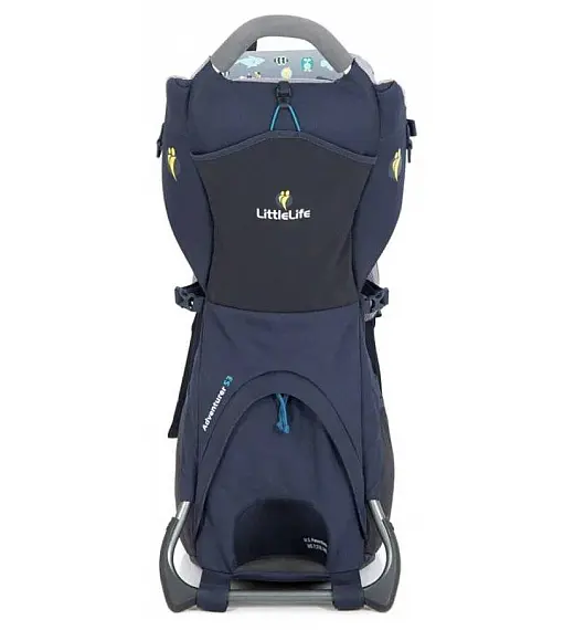Pohodniški nahrbtnik za nošenje otrok ADVENTURER S3 Navy Littlelife, inovivne rešitve za dogodivšine skupaj z otroci