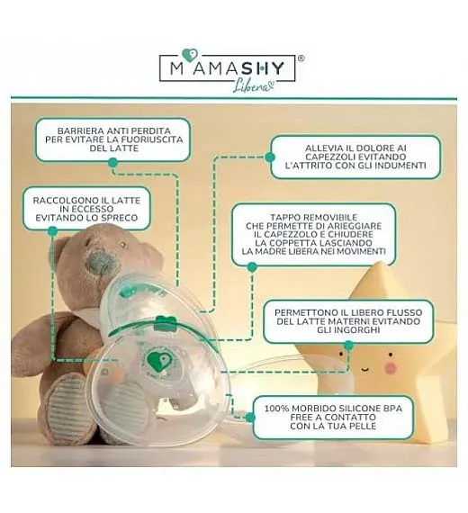 Mamashy MAMA SHELLS štitnik za bradavice i spremnik Mamashy