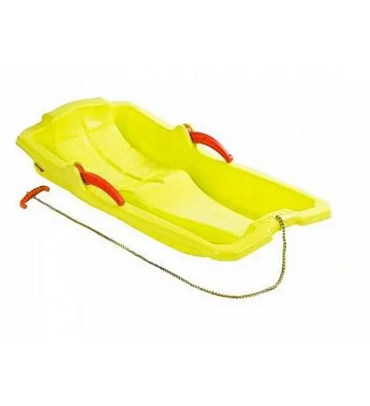 Bob za sneg z zavorami yellow