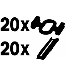 SPONKE IN SPOJKE ZA TIRE (20+20)