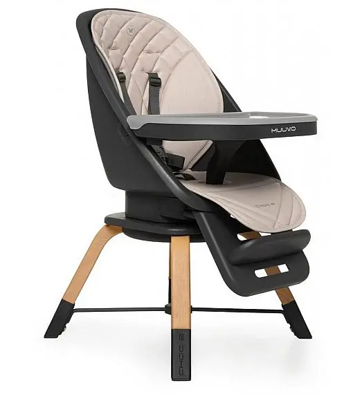 Stolček za hranjenje CHOC 2 Beige