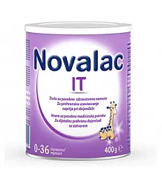 Novalac IT 0-36 mesecev 400 g - adaptirano mleko - zaprtje