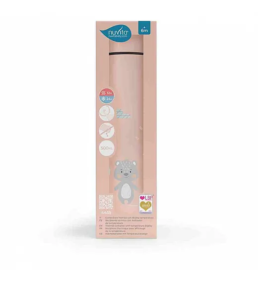 Nuvita termo steklenička 4455 s termometrom 500ml NU-PPCP0057 Nuvita