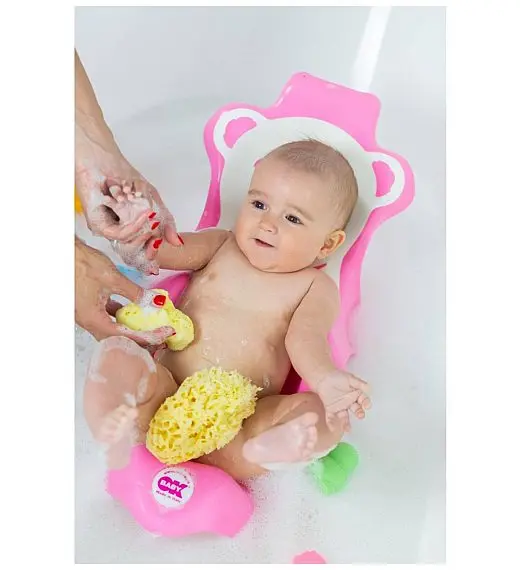 Ležalnik za kopanje BUDDY Pink Ok Baby