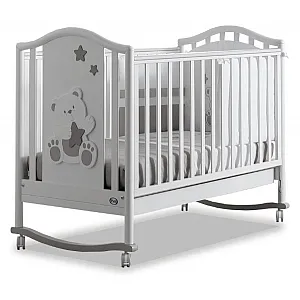 Pali ORSONE Grey lesena otroška postelja z vzmetnico