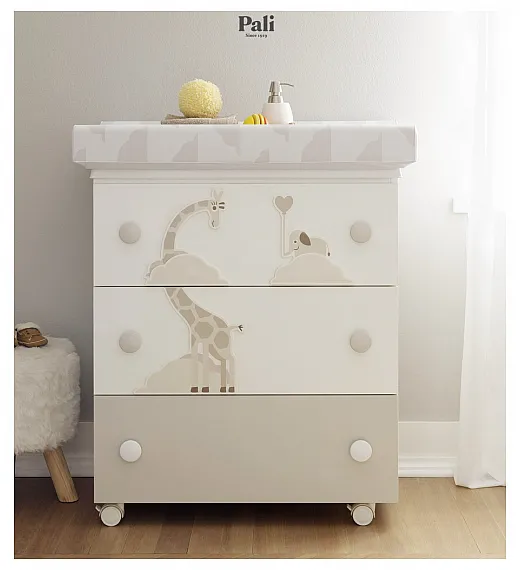 Pali SAVANA previjalna miza z banjico Pali