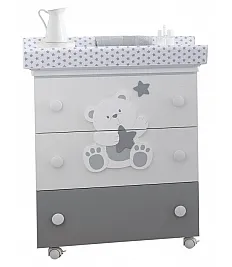 Pali ORSONE Grey previjalna miza z banjico