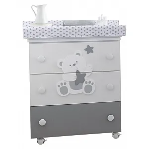 Pali ORSONE Grey previjalna miza z banjico