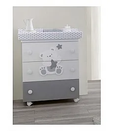 Pali ORSONE Grey previjalna miza z banjico