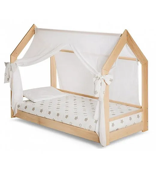 Drveni krevetić Montessori FREEDOM Natural + madrac