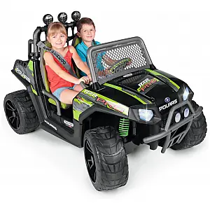 24V Polaris RZR PRO Green Shadow - avto na akumulator