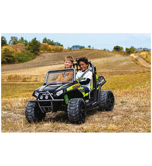 24V Polaris RZR PRO Green Shadow - auto na akumulator