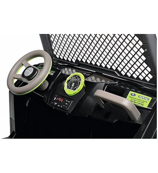 24V Polaris RZR PRO Green Shadow - auto na akumulator