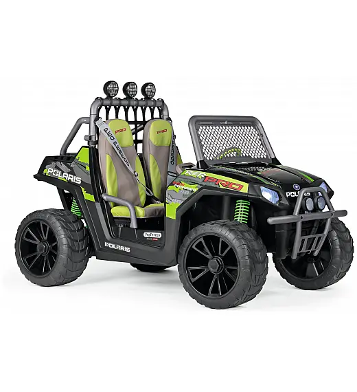 24V Polaris RZR PRO Green Shadow - auto na akumulator
