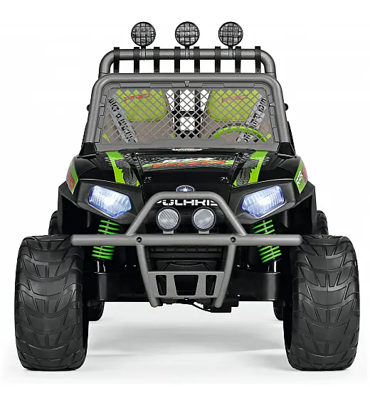 24V Polaris RZR PRO Green Shadow - auto na akumulator