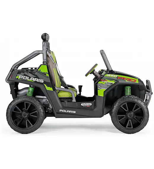 24V Polaris RZR PRO Green Shadow - auto na akumulator