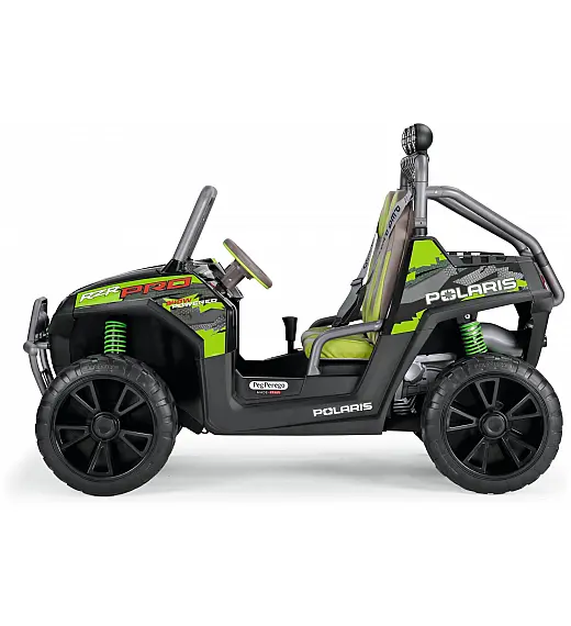 24V Polaris RZR PRO Green Shadow - auto na akumulator