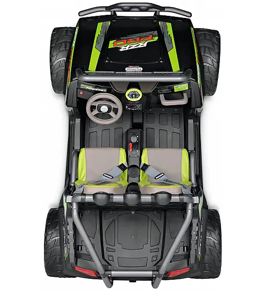 24V Polaris RZR PRO Green Shadow - auto na akumulator