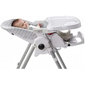  PRIMA PAPPA Follow me Linear Grey - stolček za hranjenje