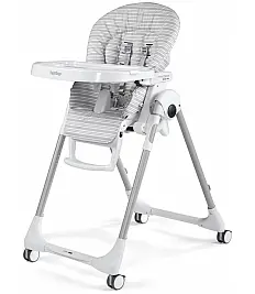  PRIMA PAPPA Follow me Linear Grey - stolček za hranjenje
