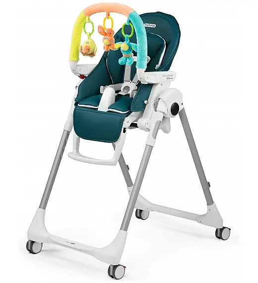Peg Perego PRIMA PAPPA Follow me Plus Petrolio - stolček za hranjenje