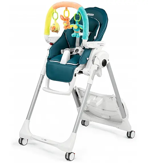 Peg Perego PRIMA PAPPA Follow me Plus Petrolio - stolček za hranjenje