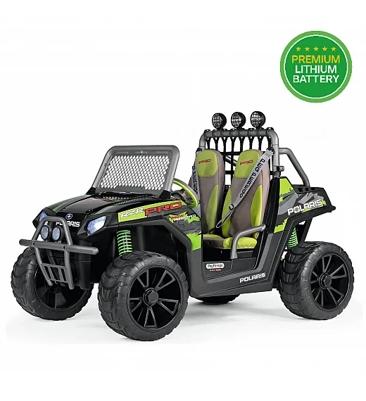 24V Polaris RZR PRO Green Shadow - avto na akumulator