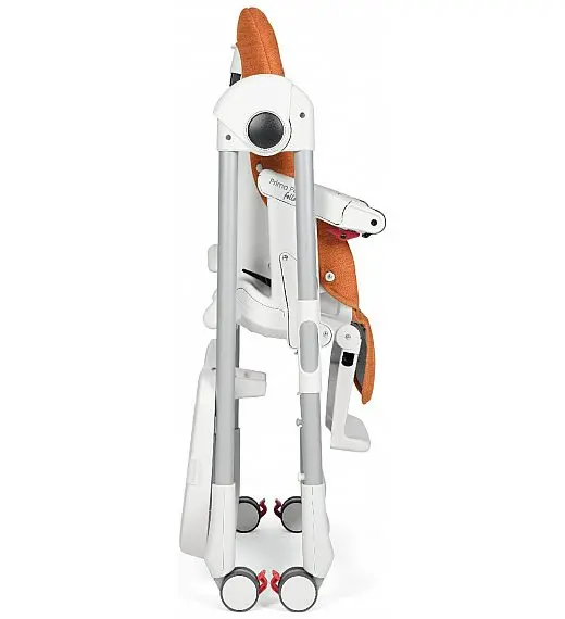Peg Perego PRIMA PAPPA Follow me Wonder orange - stolček za hranjenje