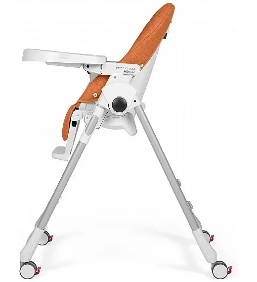 Peg Perego PRIMA PAPPA Follow me Wonder orange - stolček za hranjenje
