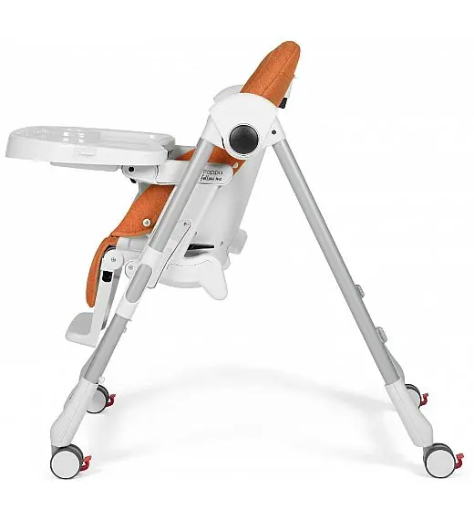 Peg Perego PRIMA PAPPA Follow me Wonder orange - stolček za hranjenje