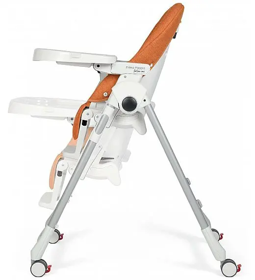 Peg Perego PRIMA PAPPA Follow me Wonder orange - stolček za hranjenje