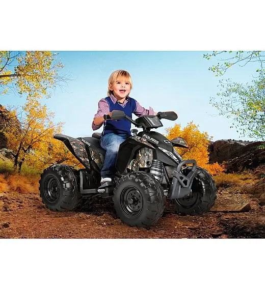 12V POLARIS OUTLAW Camo 330W Peg Perego - quad na akumulator