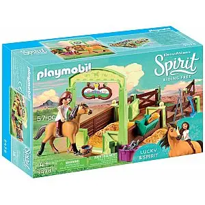 Lucky i spirit s ogradom za konje 9478  - Spirit