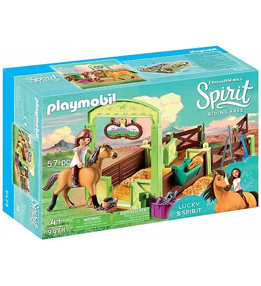 Lucky i spirit s ogradom za konje 9478  - Spirit