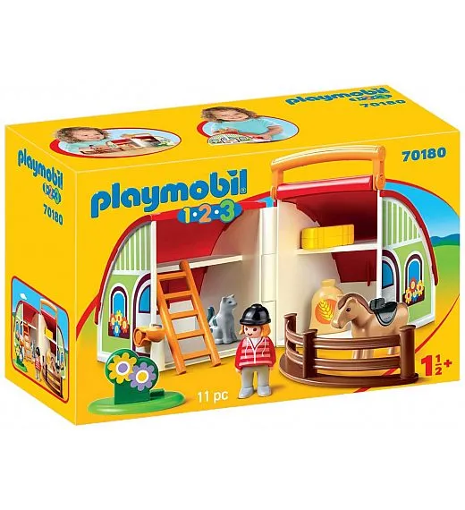 Prenosna kmetija 70180 - Playmobil 1.2.3.