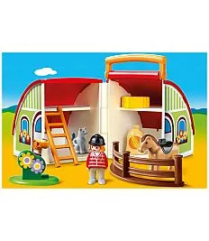 Prenosna kmetija 70180 - Playmobil 1.2.3.