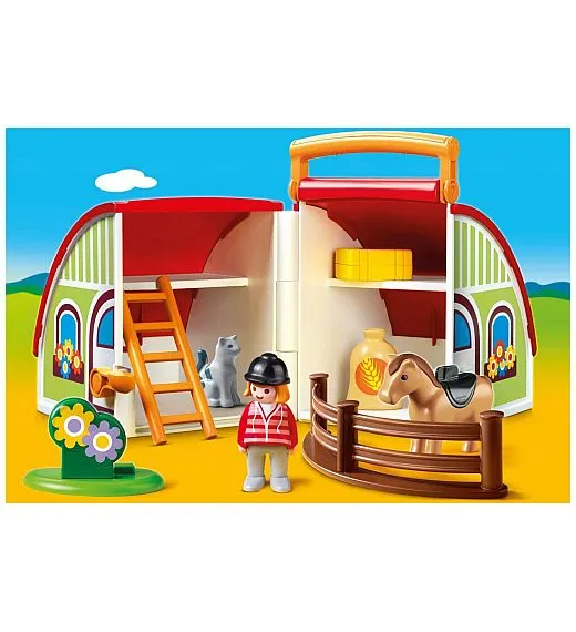 Prenosna kmetija 70180 - Playmobil 1.2.3.