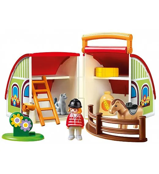 Prenosna kmetija 70180 - Playmobil 1.2.3.