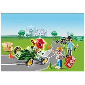 Playmobil Duck on Call Ambulance Action: Help The Racing Driver 70919