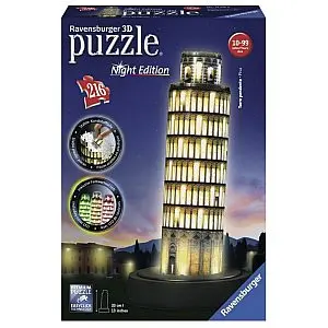 Sestavljanka 3D Pisa ponoči