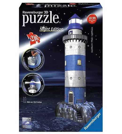 Puzzle 3D Svetilnik ponoči