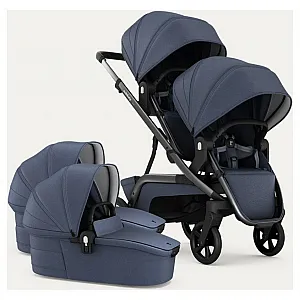 Kolica za blizance NUVO Blue Slate