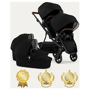 Kolica za blizance NUVO Black