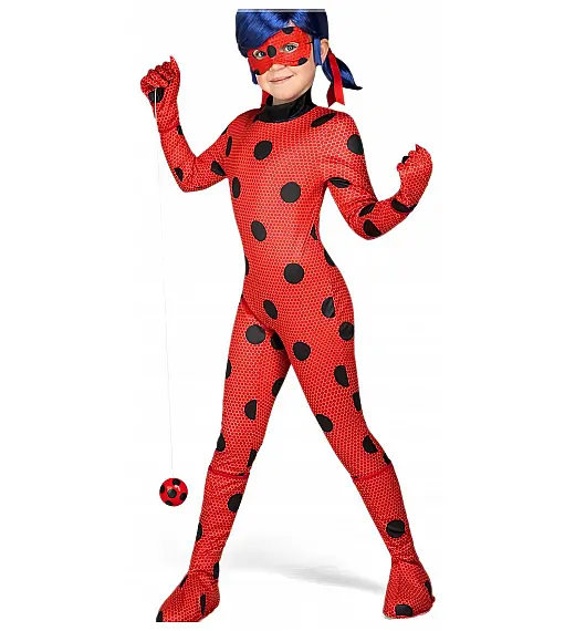 Pustni kostum za otroke LadyBug - Miraculous Deluxe 9-11 let Rubies